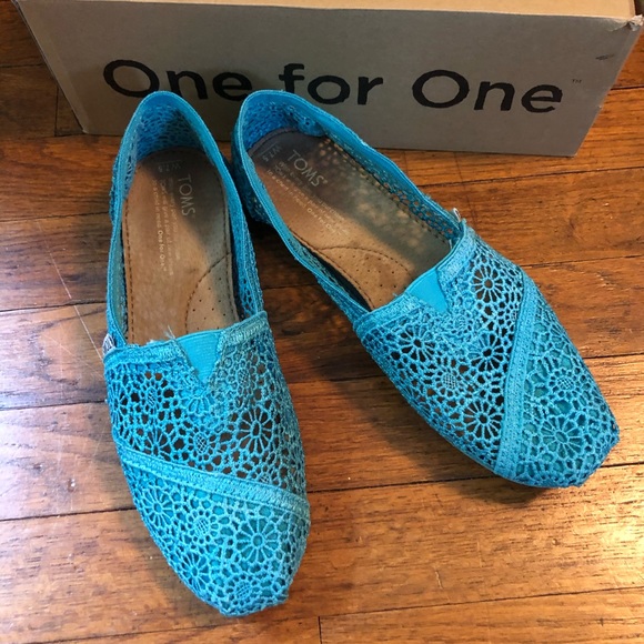 Toms Aqua Morocco Flats - Picture 1 of 4